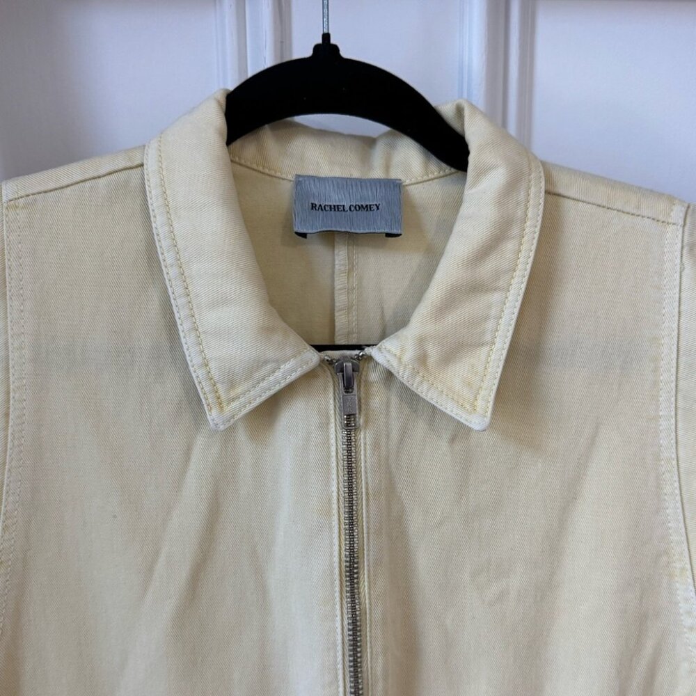 Rachel Comey Barrie Zip-Up Jumpsuit - Size 2 - Butter Yellow - EUC - Picture 6 of 11